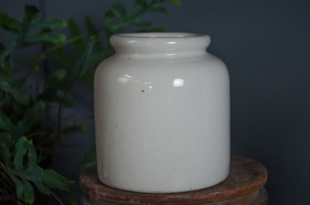- Collection of French grey glazed kitchen pots