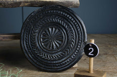 Large hand carved stone trivet