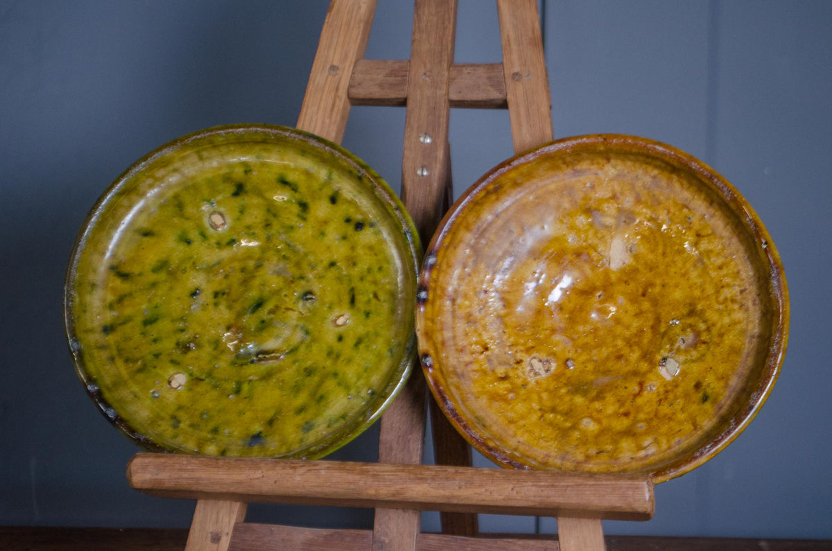 
Moroccan Tamegroute Glazed Plates