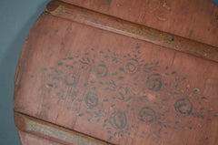 Folk art antique bread board