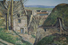 Oil on board French landscapes