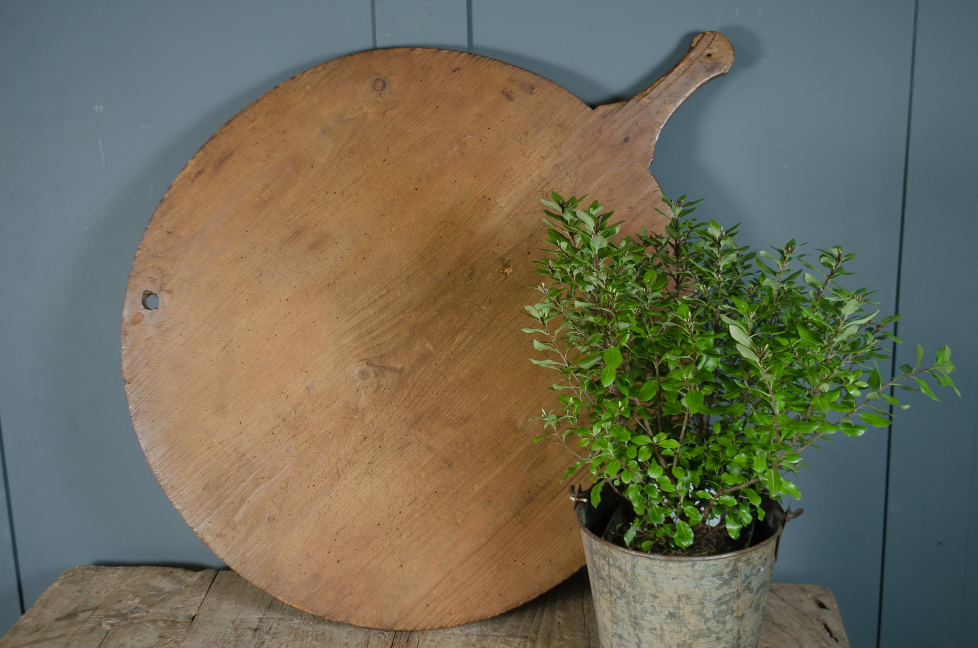 
Folk art antique bread board