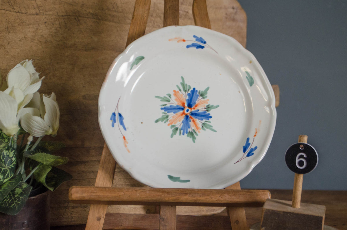 French Quimper Faience Plates - various designs