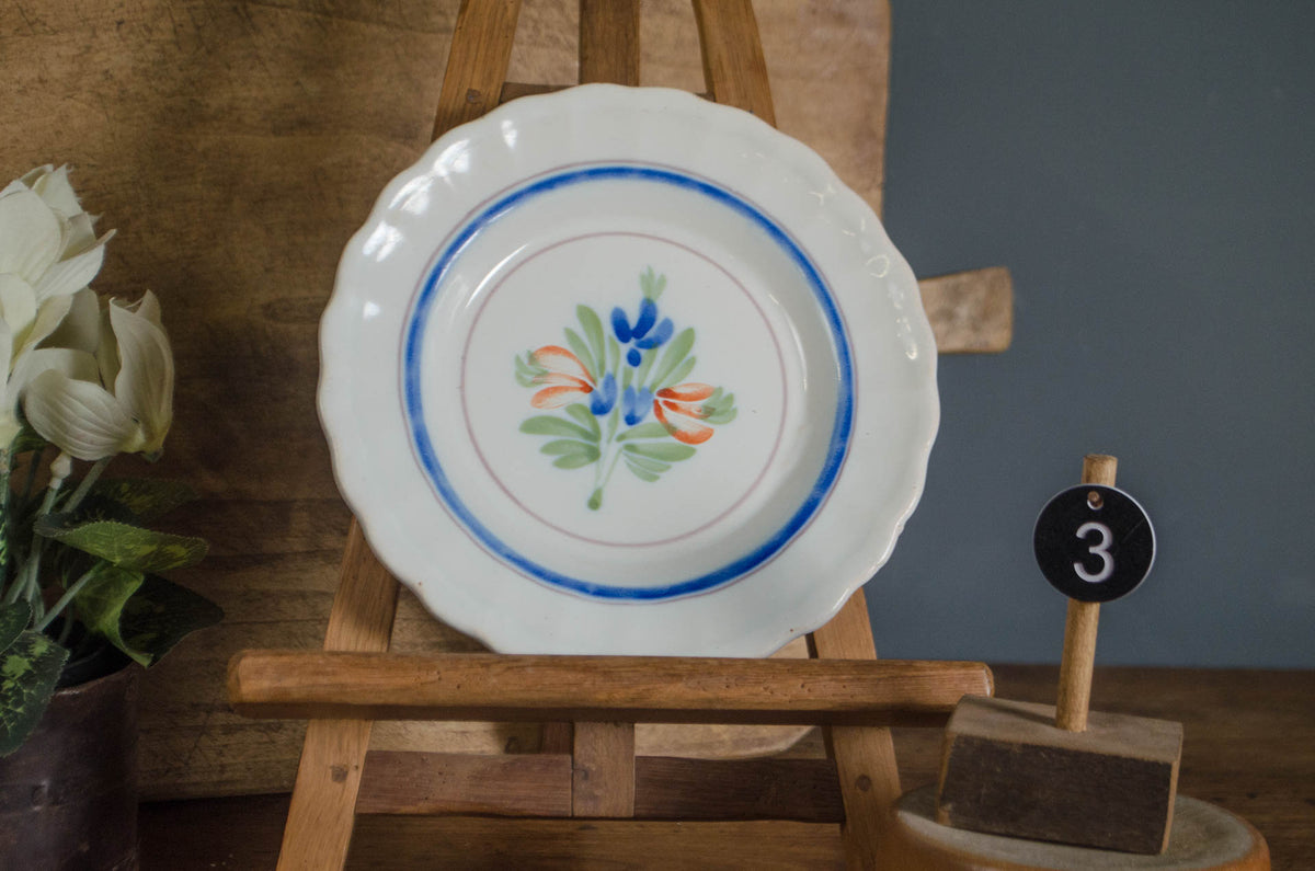 French Quimper Faience Plates - various designs