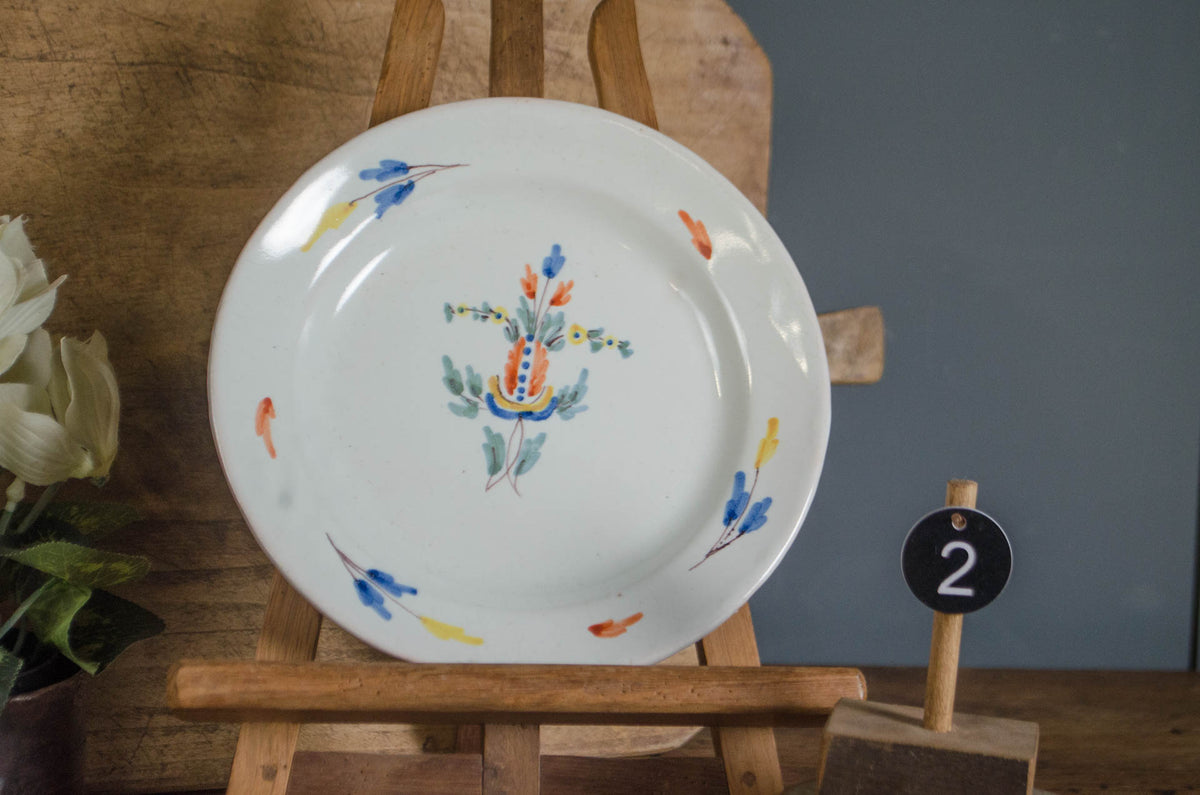 French Quimper Faience Plates - various designs