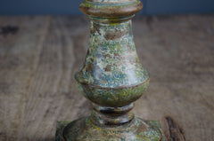 reclaimed green candlestick