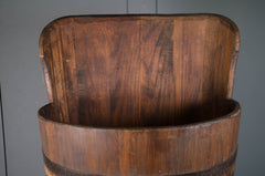 Antique French Grape Harvest Bucket