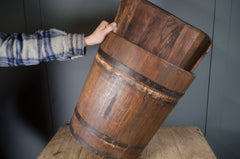 Antique French Grape Harvest Bucket