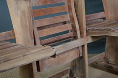 Set of 4 folding theatre chairs