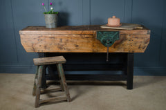 Reclaimed Workbench Kitchen Island