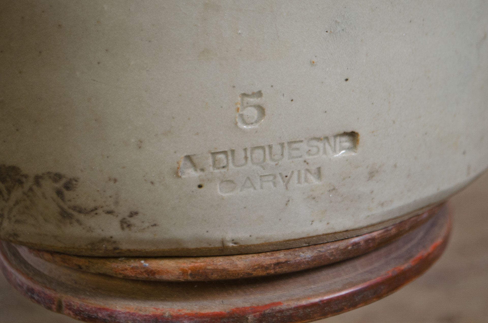 
Antique French kitchen pottery jar hand sourced in France