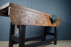 Reclaimed Workbench Kitchen Island