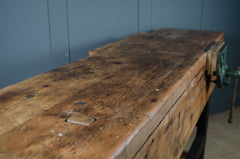 Reclaimed Workbench Kitchen Island
