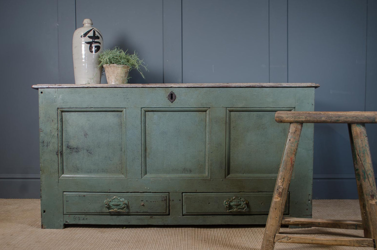 18th Century painted coffer