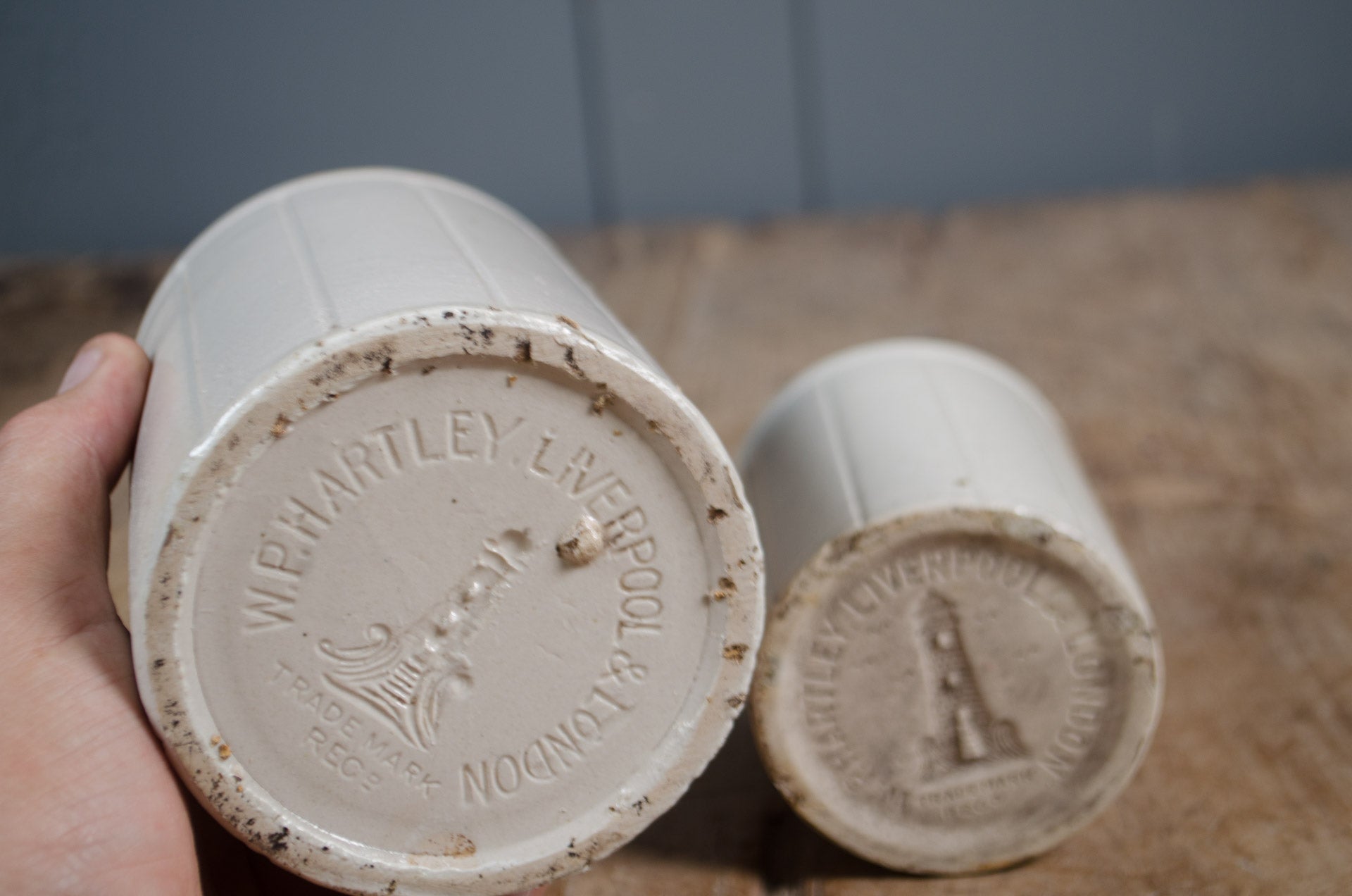 
Hartleys marmalade jars