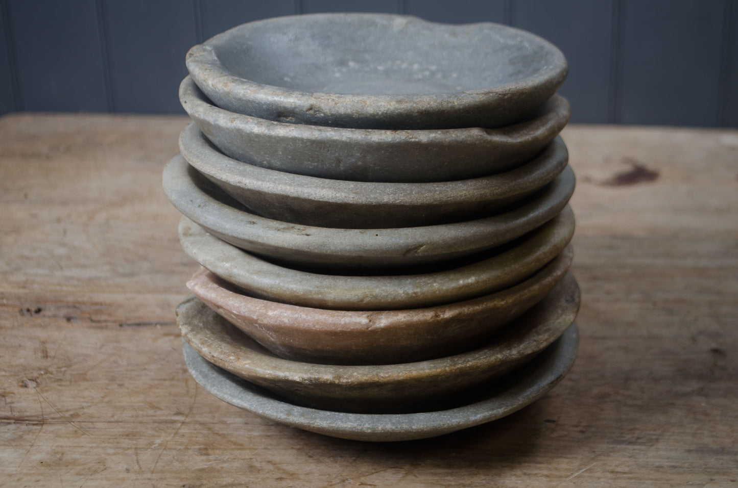 Antique Indian stone spice bowls