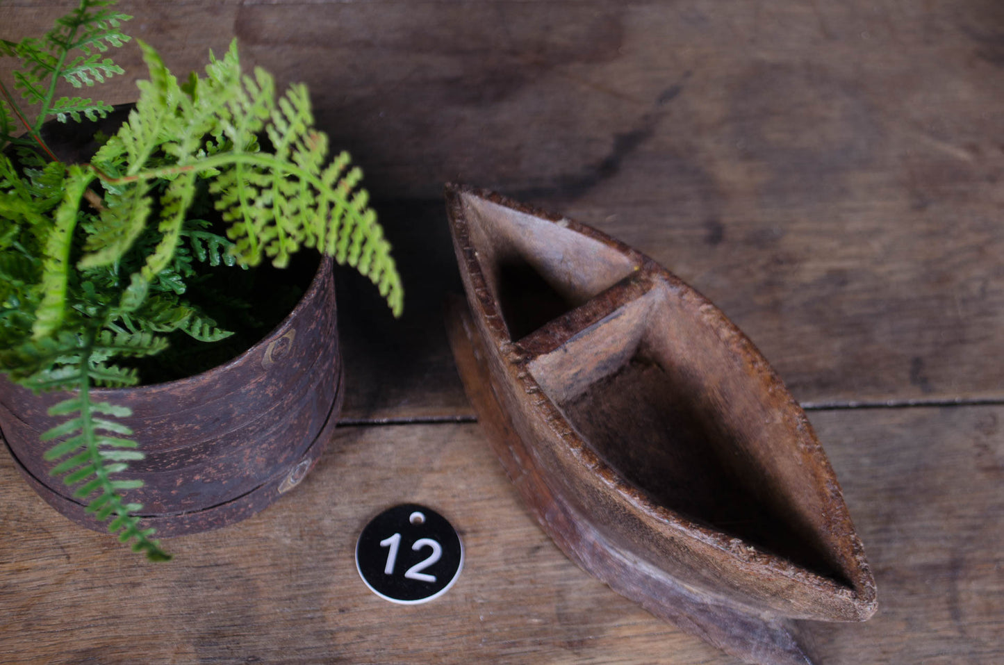 Reclaimed wood spice trays