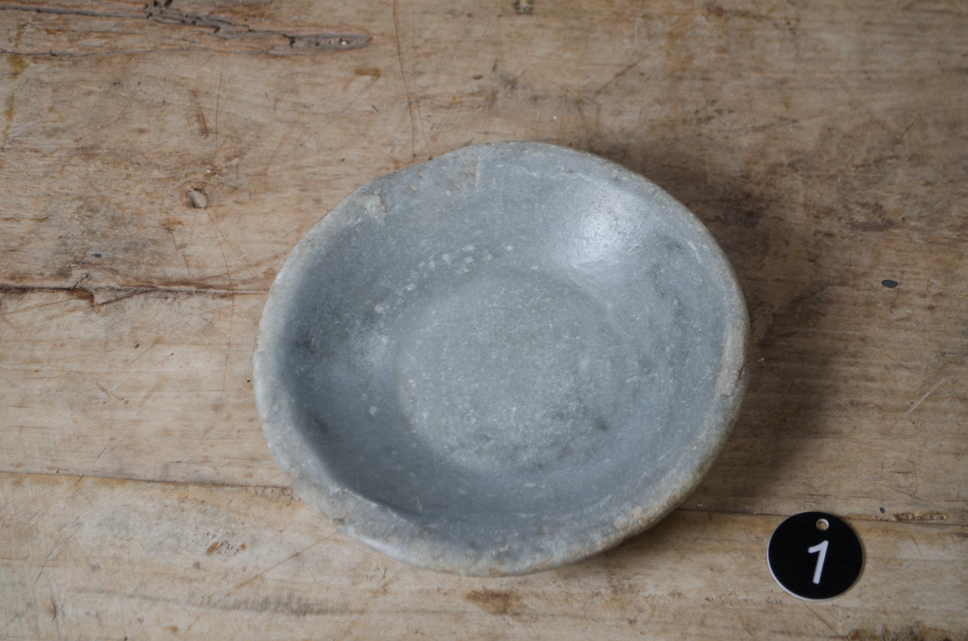 
Antique Indian stone spice bowls