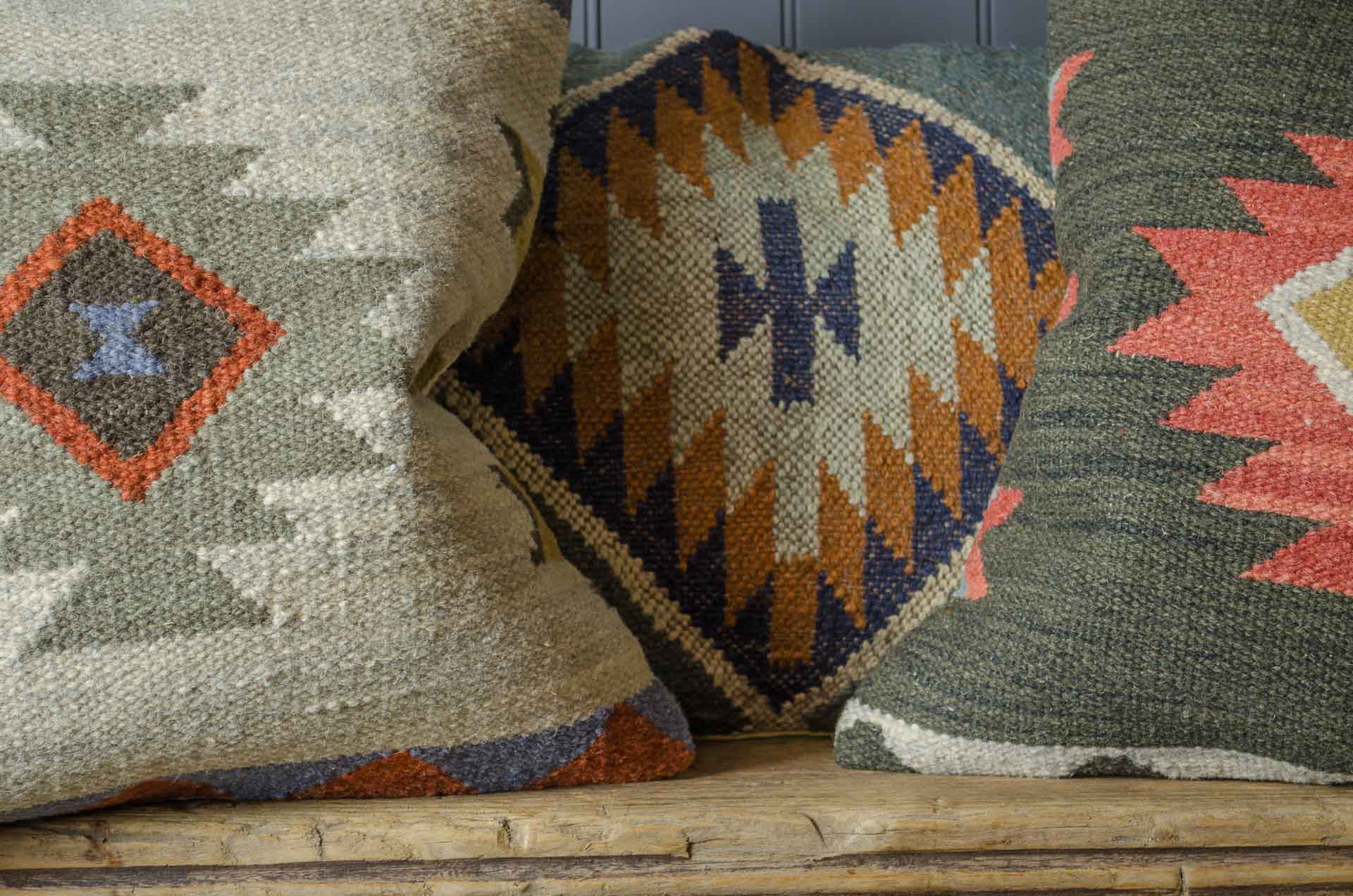 wool cushions