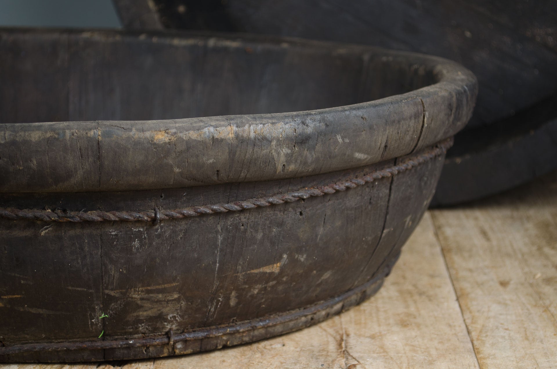 Antique rice wash bowls