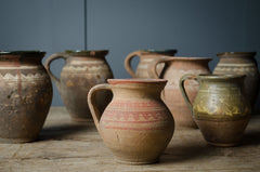 Rustic terracotta jug