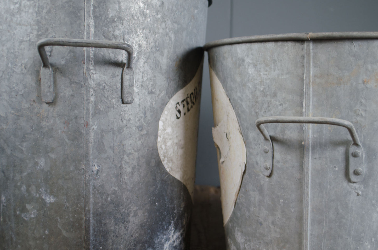Reclaimed French bucket planters