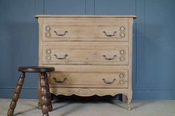 Stripped french oak drawers