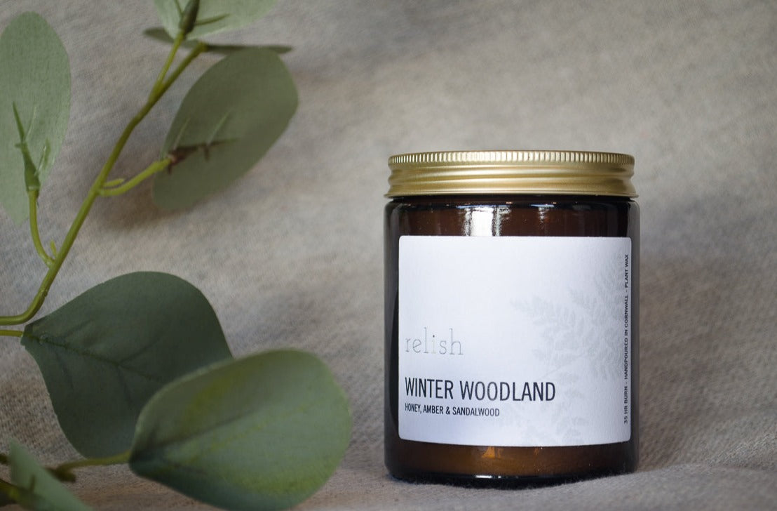 winter soy candle