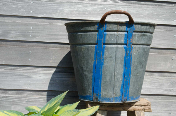 reclaimed galvanised bucket