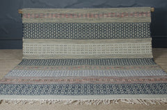 antique persain rug blue
