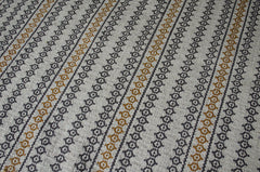 washable grey stripe rug